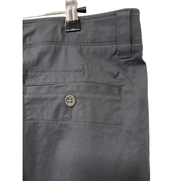 Callaway Men’s Flat Front Stretch Golf Short Charcoal Gray Size 36 - Picture 5 of 7